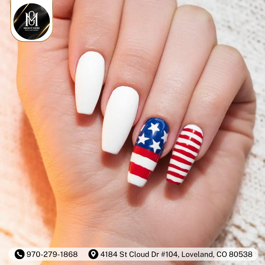 Mon Cheri Nails & Lashes nail work in Loveland, Colorado